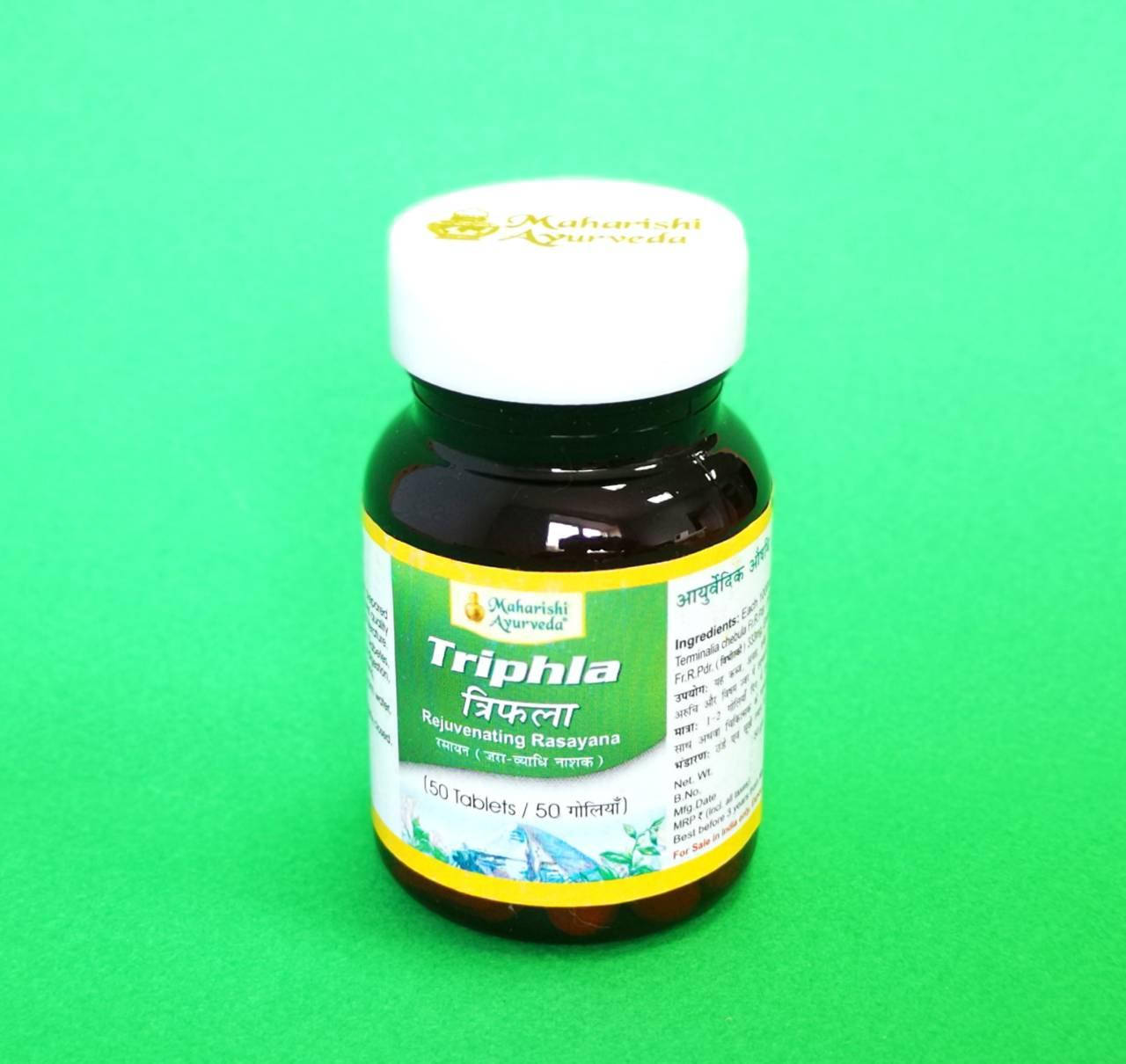 

Трифала Махариши аюрведа (Triphla Maharishi Ayurveda), Индия 50 табл