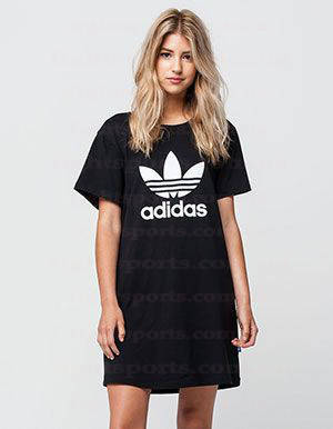 

Женское летнее спортивное платье Adidas (адидас) Черный ИНДОНЕЗИЯ XL
