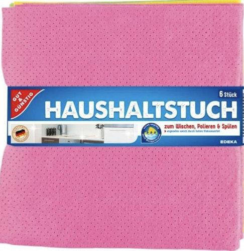

Ганчірка для прибирання G&G HAUSHALTSTUCH 6 шт, Разные цвета