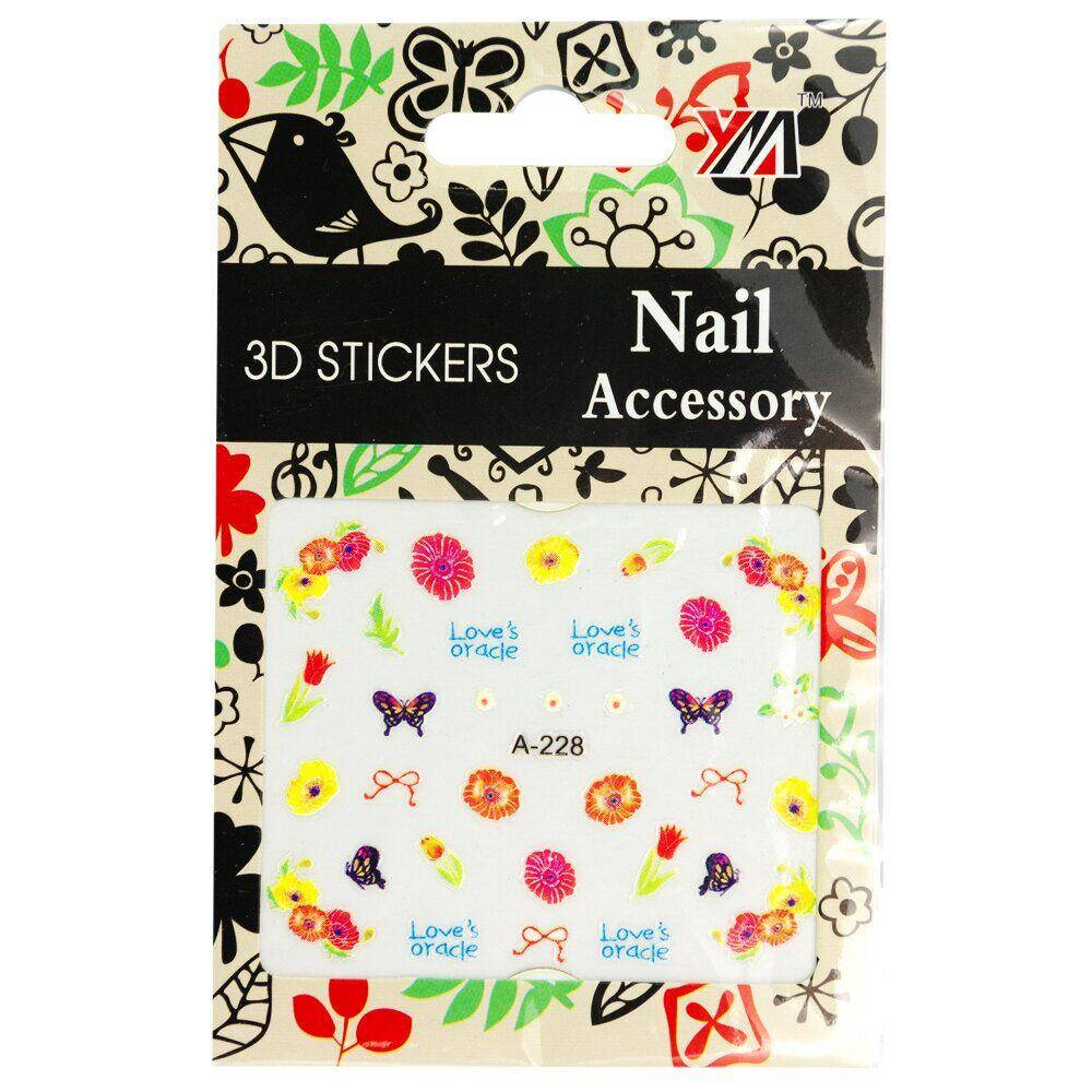 

Наклейки 3D для дизайна ногтей Nail Accessory — A-228