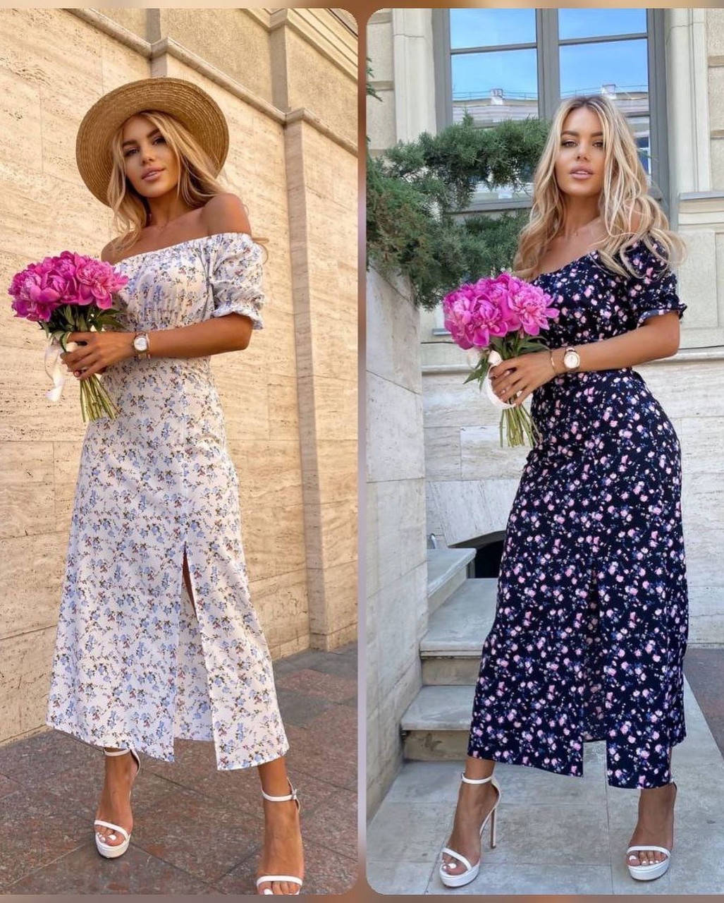 

Женское летнее платье миди