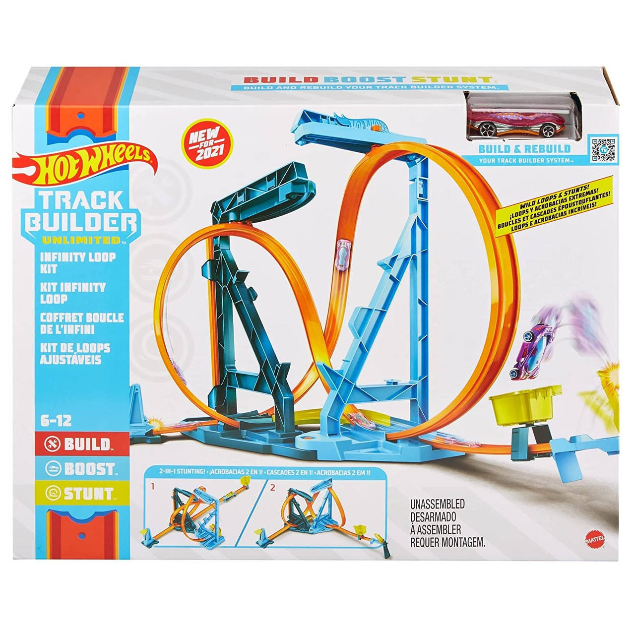 

Трек Hot Wheels Бесконечная петля Unlimited Infinity Loop Kit (GVG10 / HBY98)