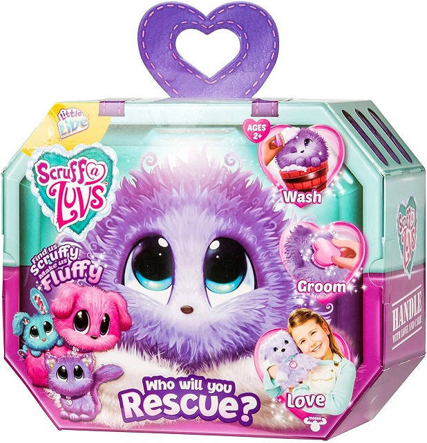 

Мягкая игрушка Scruff A Luvs пушистик няшка потеряшка, Фиолетовый