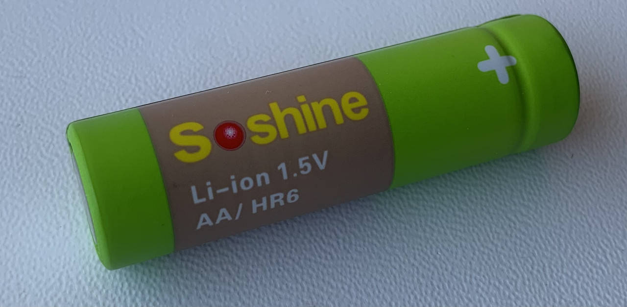 

Аккумулятор Soshine AA/HR06 Li-Ion 1.5V 3300mWh. Цена за 1 шт.