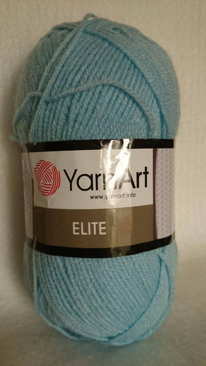 

Пряжа YarnArt Elite, производство Турция, цвет - голубой