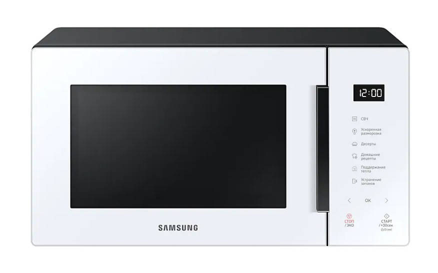

Микроволновая печь Samsung MS23T5018AW / BW 23 л 800 Вт Биокерамическая Эмаль Белый