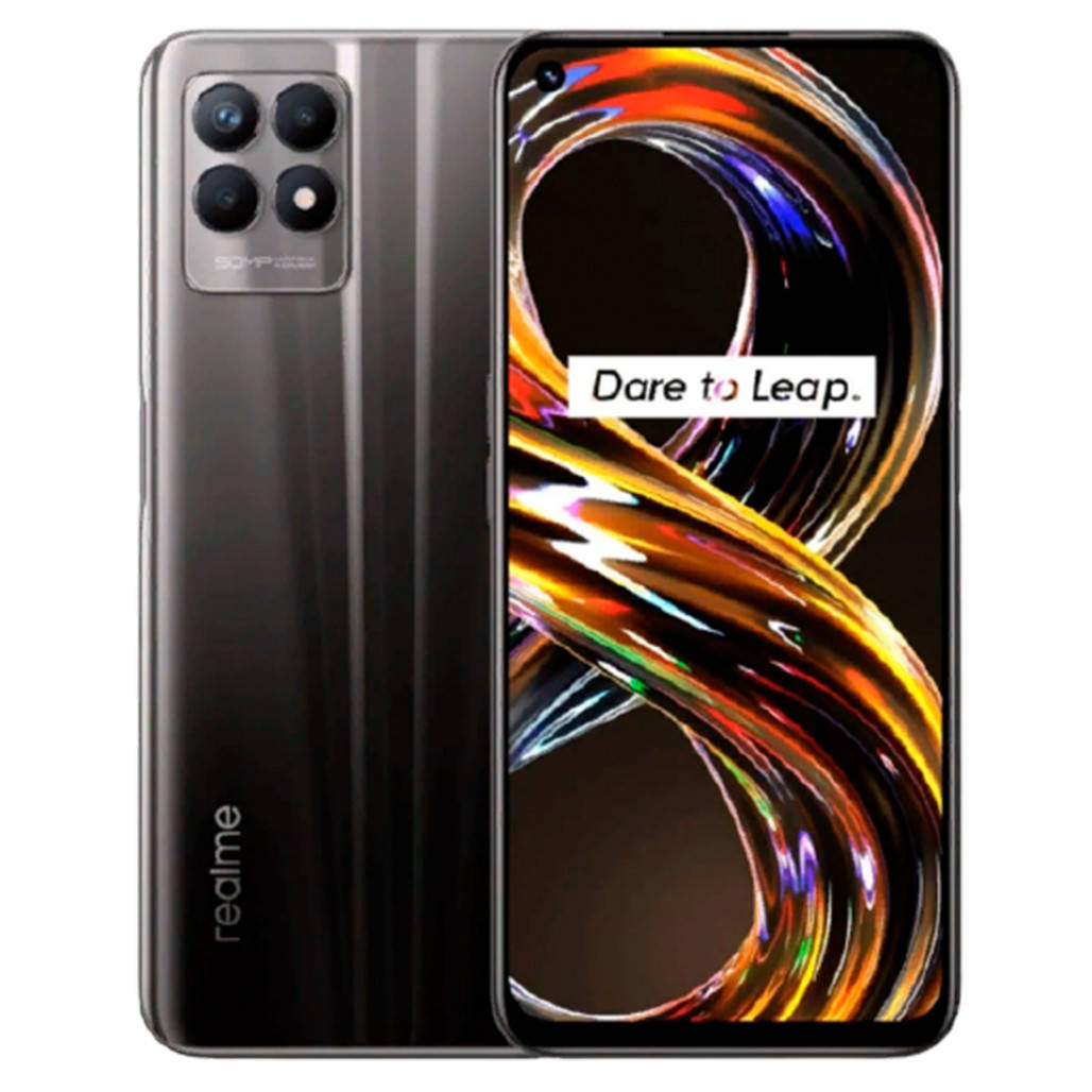 

Смартфон Realme 8i 4/128GB (Space Black) Global [64576], Черный
