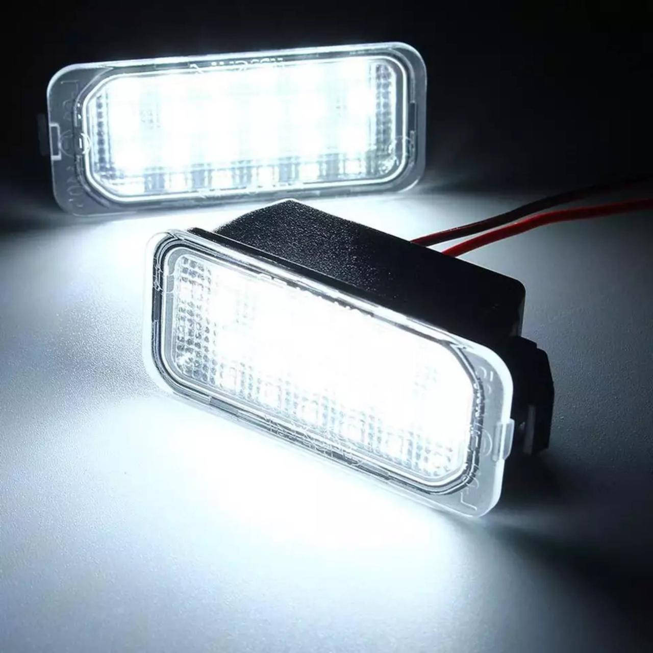 

Jaguar XJ (X351) 09-13 подсветка номера светодиодная LED 2 шт комплект освещения заднего номерного знака