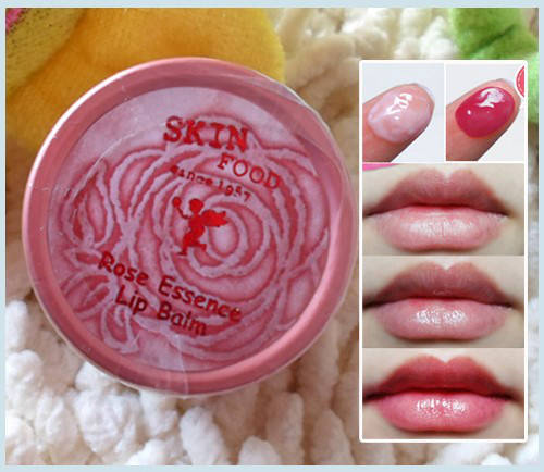 

Розовые розы на твоих губах) нежный корейский уход Skin Food Rose Essence lip Balm