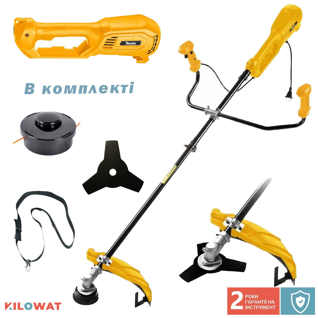 

Электрокоса Триммер садовый электрический Machtz MEB-2000 HB