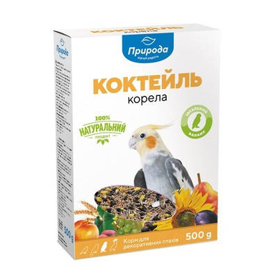 

Корм для средних попугаев Природа Коктейль Корелла 500 г