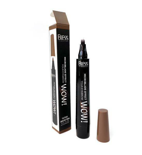 

Bless Wow! Маркер для бровей c эффектом татужа, 2 гр. 02