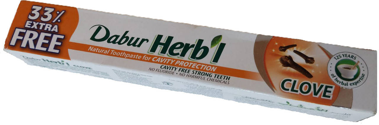

CLOVE DABUR (100GM) ЗУБНАЯ ПАСТА ГВОЗДИКА