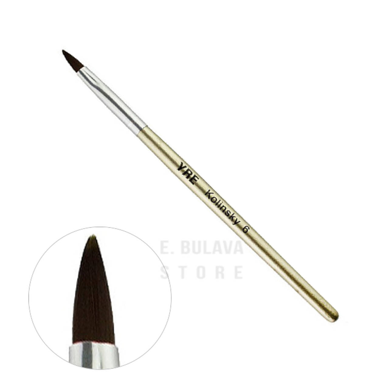 

Кисть акриловая Kolinsky 6 YRE