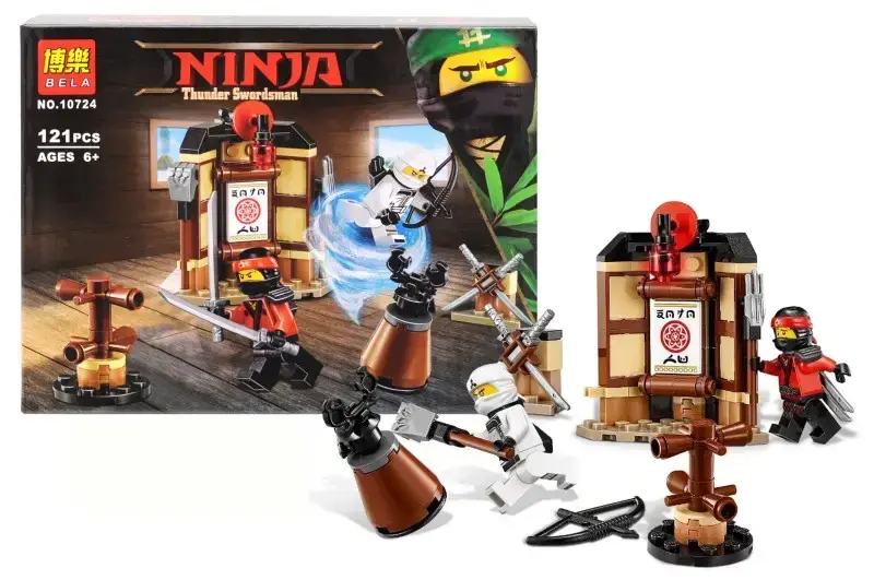 

Конструктор Bela "NINJAGO MOVIE" "Уроки мастерства Спинджитсу" 121 дет. 10724