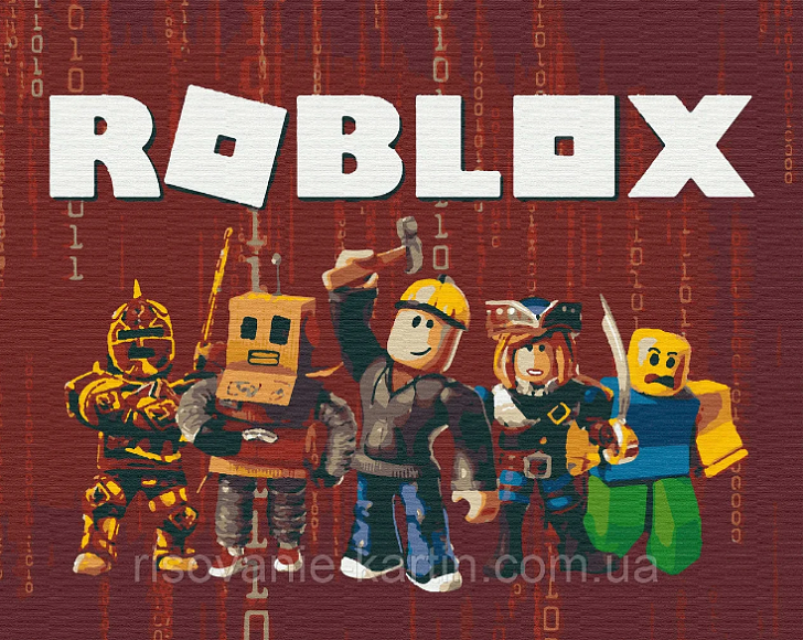 

Набор для росписи по номерам RIVIERA BLANCA "ROBLOX. Приключения", 40х50см, RB-0495