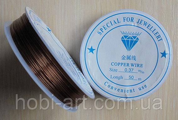 

Проволока кольорова 0,3-0,4мм, 50м. № 01 Коричнева (РО-056)