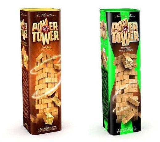

Гра настільна Danko Toys POWER TOWER 56 куб.(укр.) РТ-01U