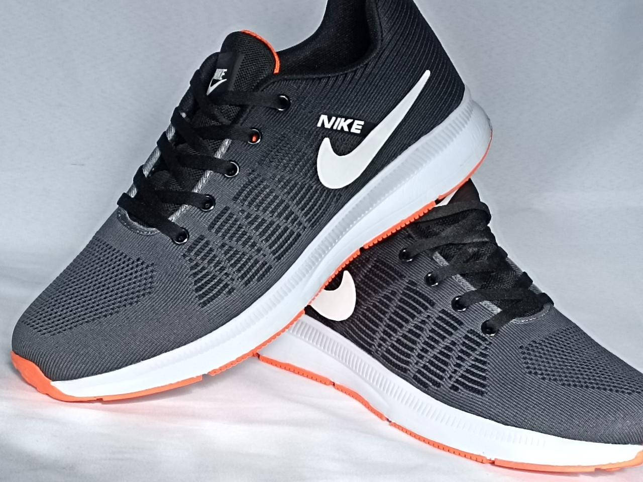 

Кроссовки мужские Nike серые текстильные летние, Серый