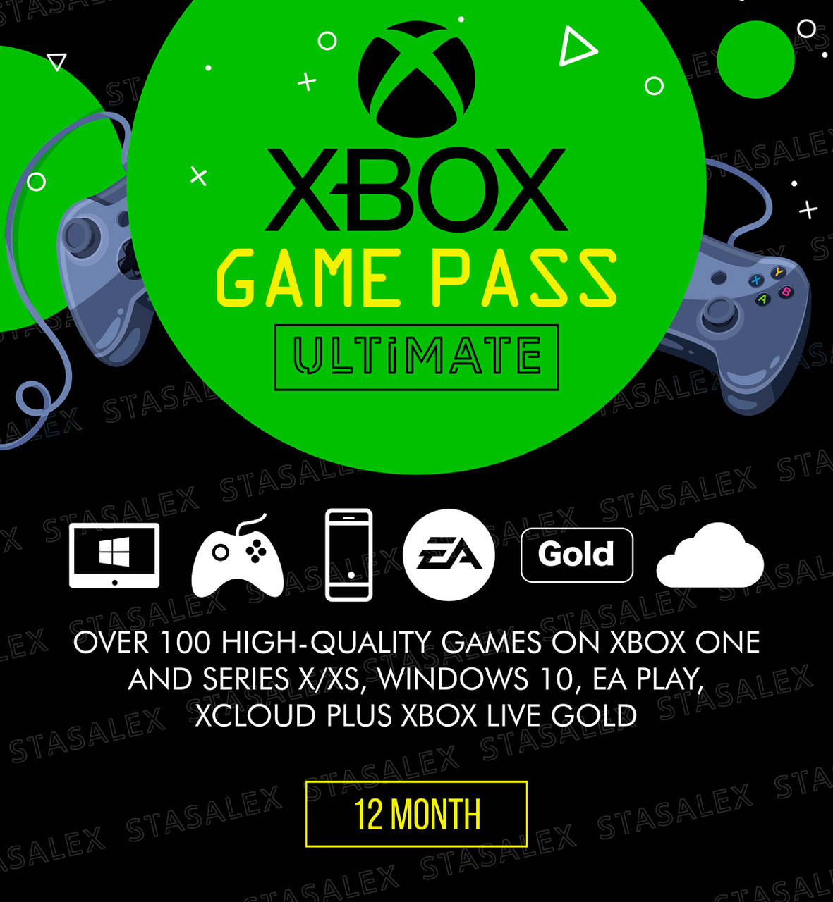 

Xbox Game Pass ULTIMATE 12 месяцев (Доступ)