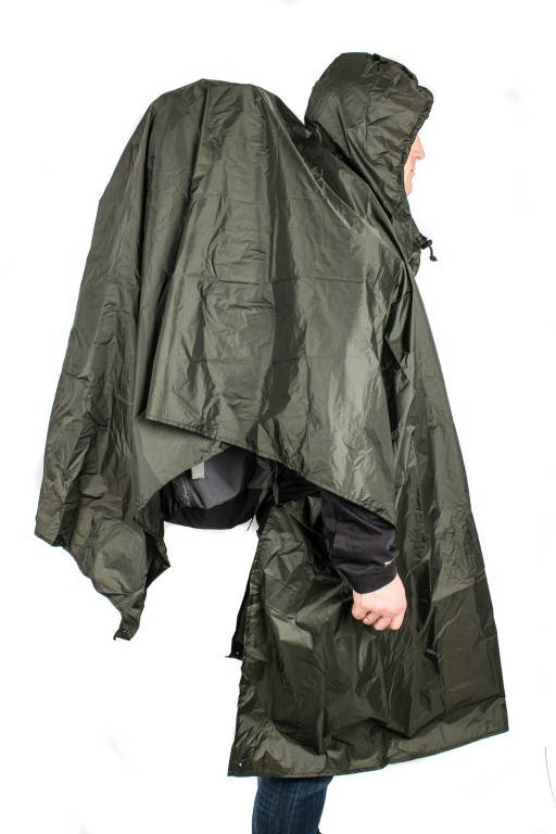 

Пончо-плащ Neve зелений