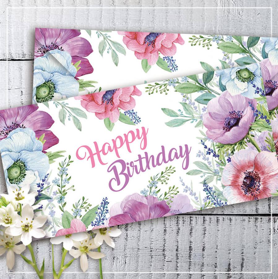 

Конверт для денег Happy Birthday