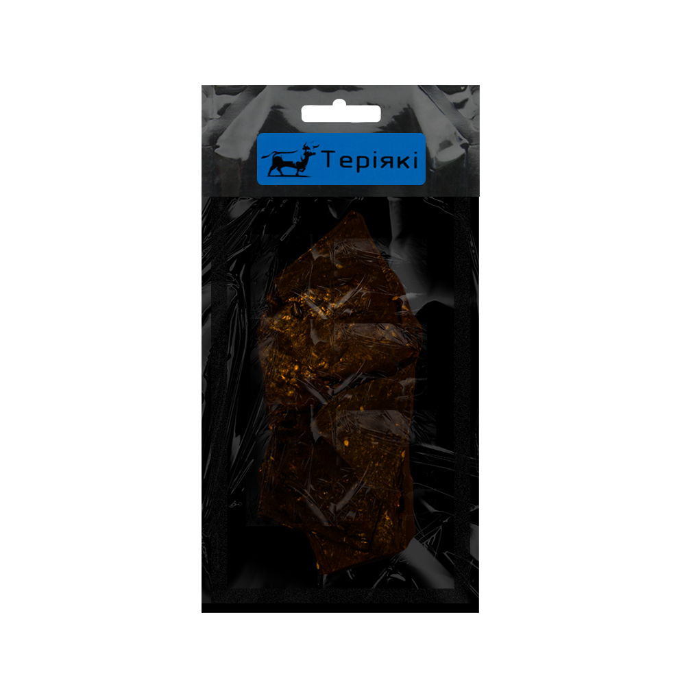 

Сушеное мясо говядины терияки фасовка 50г.