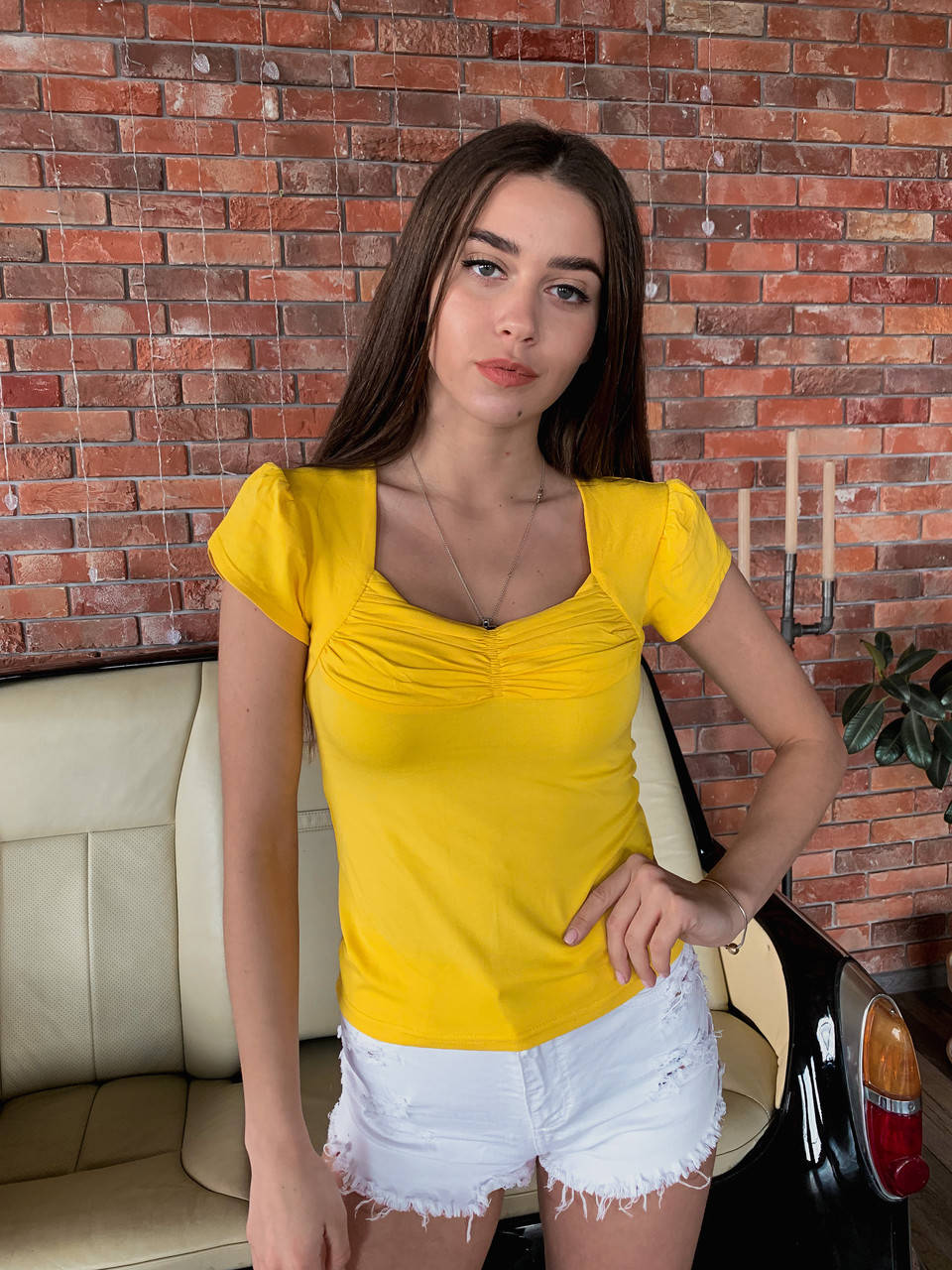 

Женская футболка, Желтый