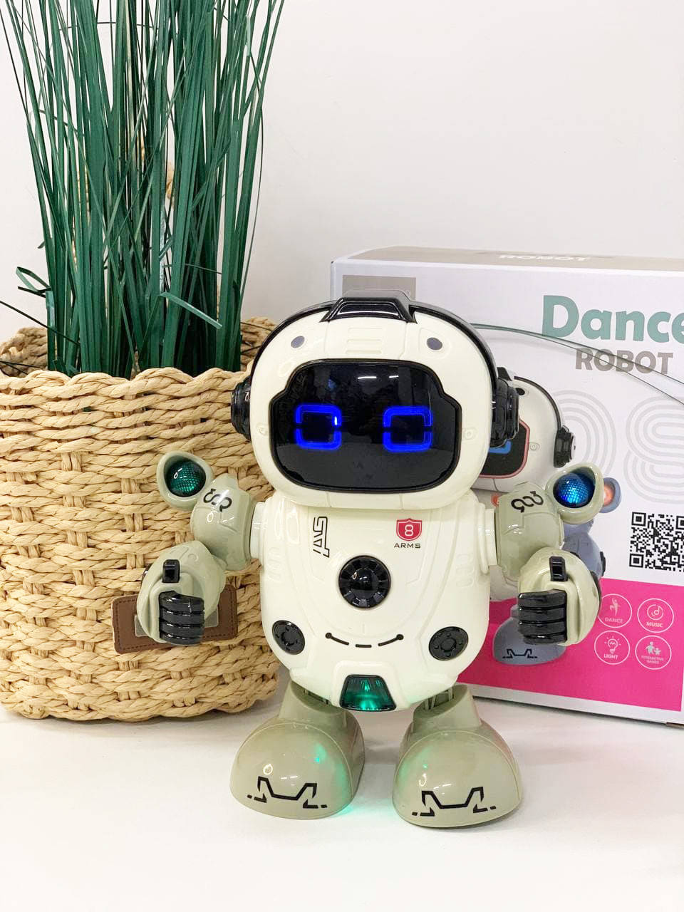 

Робот танцующий, белый, тип 8