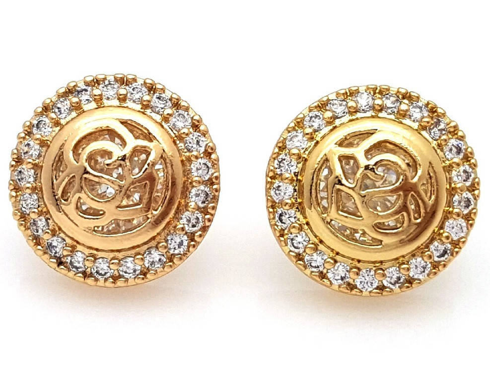 

Серьги медицинское золото Xuping 704833 12 мм