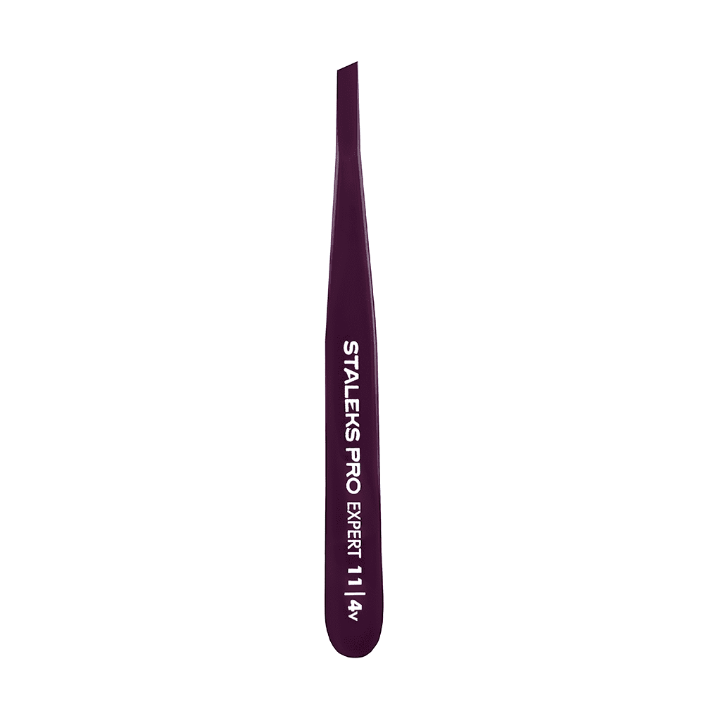 

ПИНЦЕТ ДЛЯ БРОВЕЙ STALEKS PRO EXPERT VIOLET TE-11/4