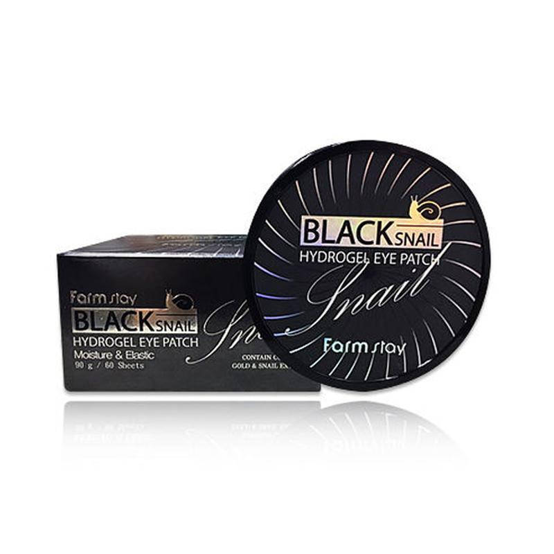 

Гидрогелевые патчи для глаз с муцином черной улитки FarmStay Black Snail Hydrogel Eye Patch