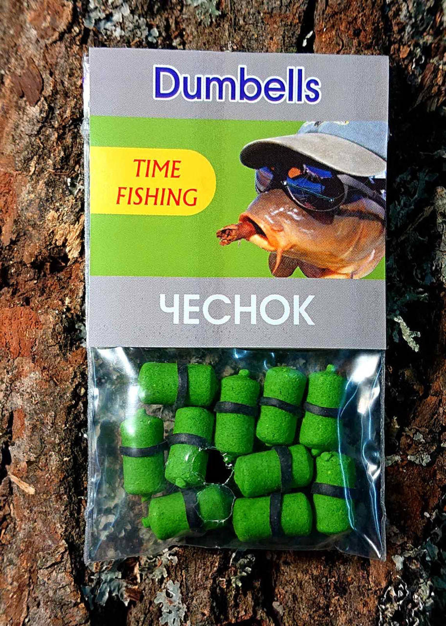 

Мини-бойлы TimeFishing dumbells Чеснок 7*14 (10шт.)