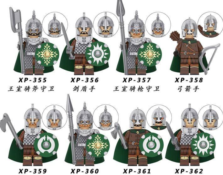

Фигурки человечки властелин колец воины рыцари рохан для лего lego