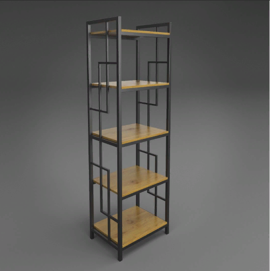 

Стеллаж в стиле Лофт на 5 полок Брайтон