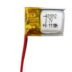 

Батарея 30mah 3.7V 401012 Литий-Полимер Аккумулятор для Bluetooth Гарнитуры