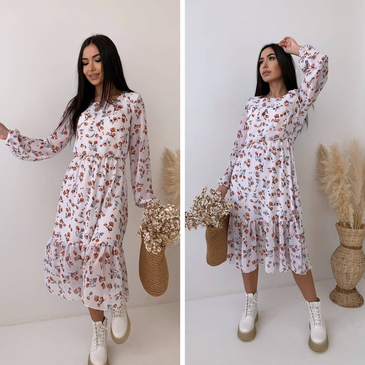 

Шифоновое платье