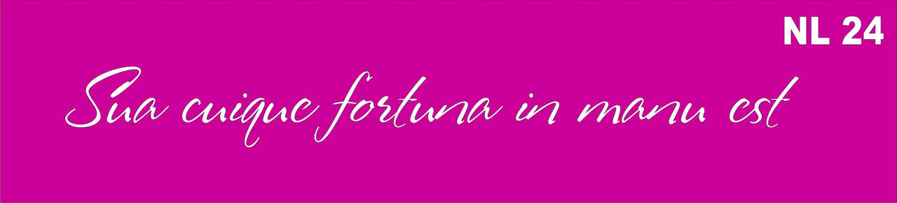 

№ NL24 - трафарет для био тату хной и глиттером от Boni Kasel 20*5 см