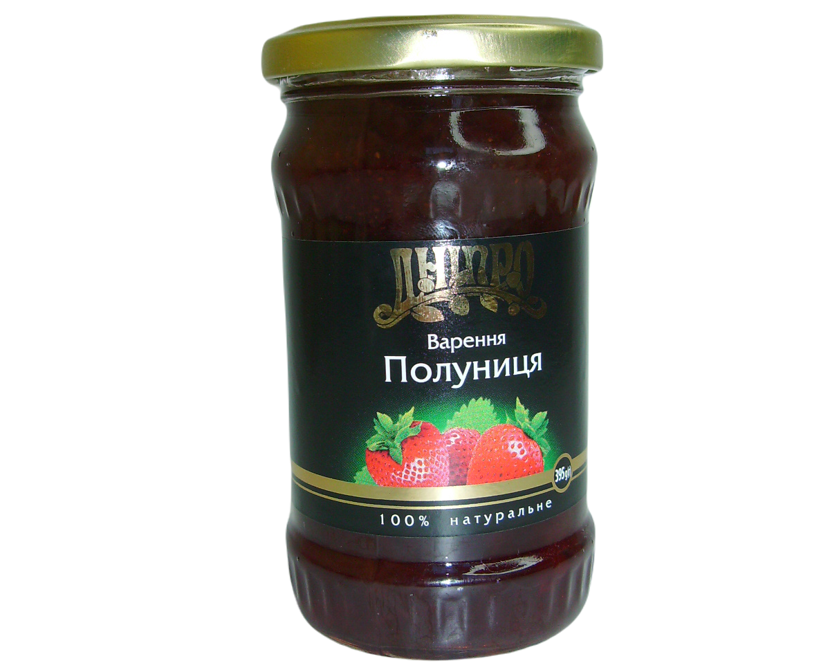 

Варенье Клубника ТМ Дніпро, 395 г