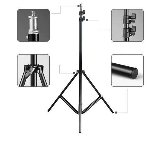 

Штатив 2мЕтра фотоапарата блогера видеоКамеры tripod трипод монопод тренога для телефона крепление селфи