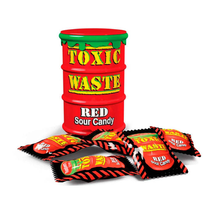 

Драже Toxic Waste Sour Candy Red Drum 42 г (15356)