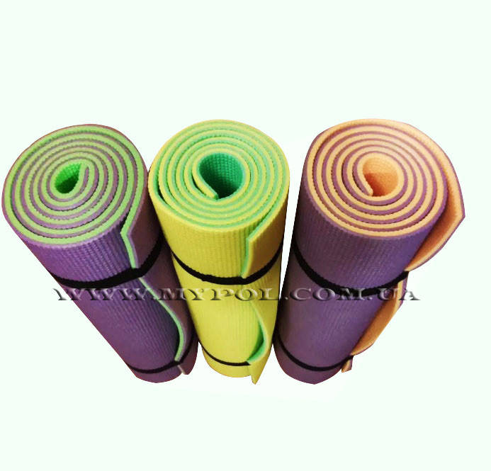 

Каремат, коврик "Фитнес" для занятий аэробики, фитнес, йоги 1800х600х9 мм, Разные цвета