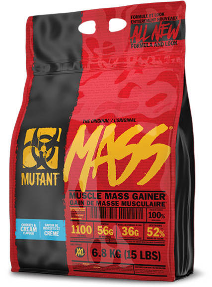 

Гейнер PVL Mutant Mass 6,8кг Cookies and Cream Печенье Крем