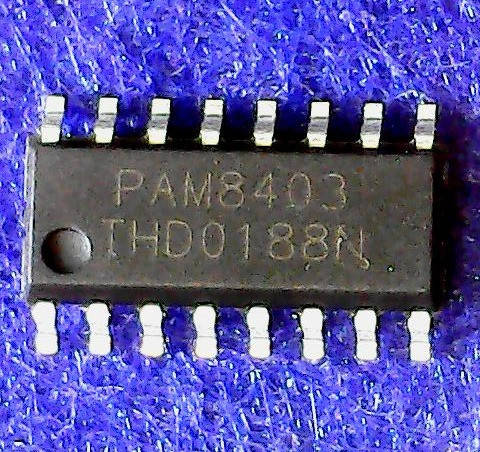 

SMD10 м/с pam8403