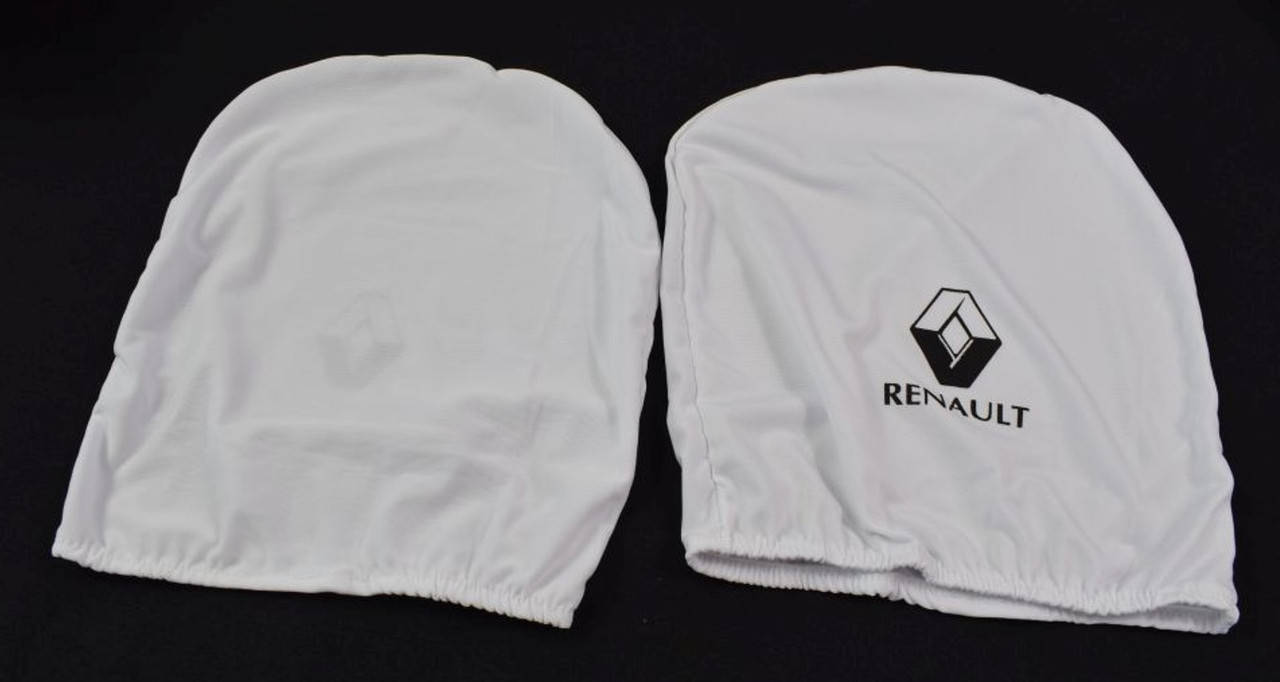 

Чехлы на подголовники Renault белые
