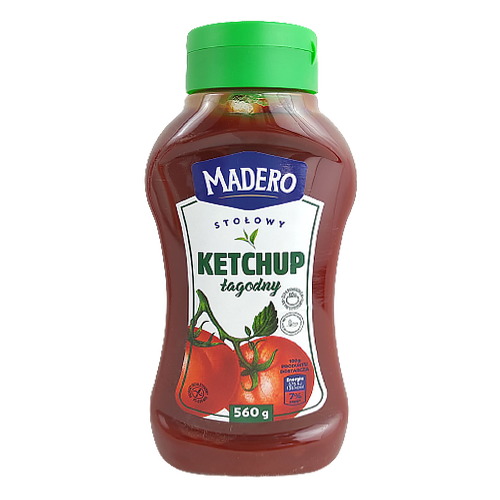 

Кетчуп Мадеро лагідний Madero lagodny 560g 12шт/ящ (Код : 00-00003711)