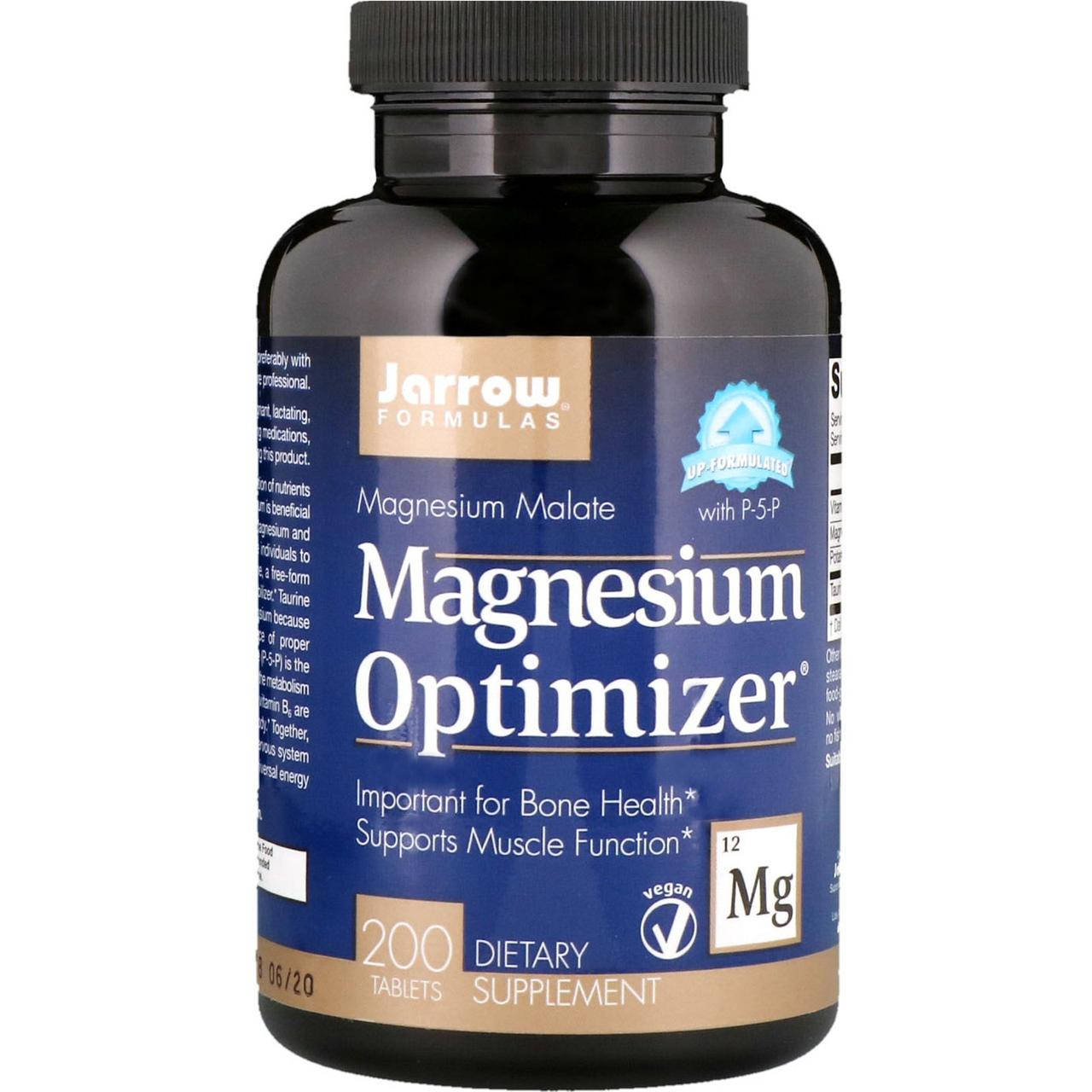 

Магний B6 Magnesium Optimizer, 200 таблеток Jarrow Formulas