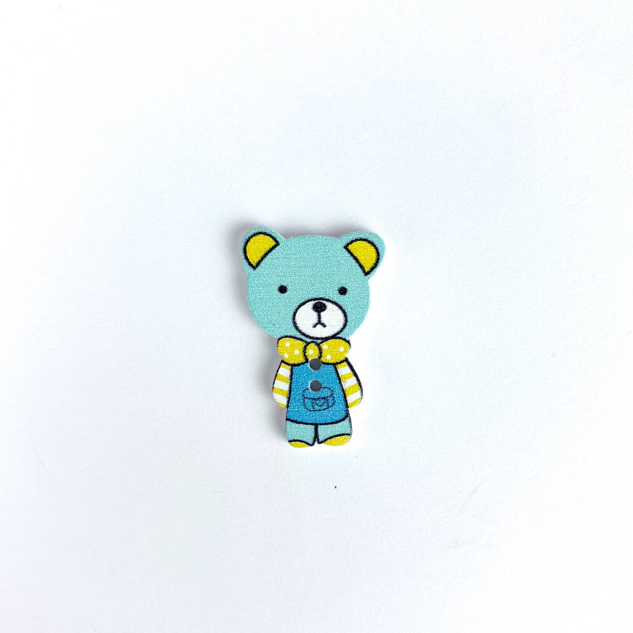 

Пуговица декоративная Мишка, дерево.