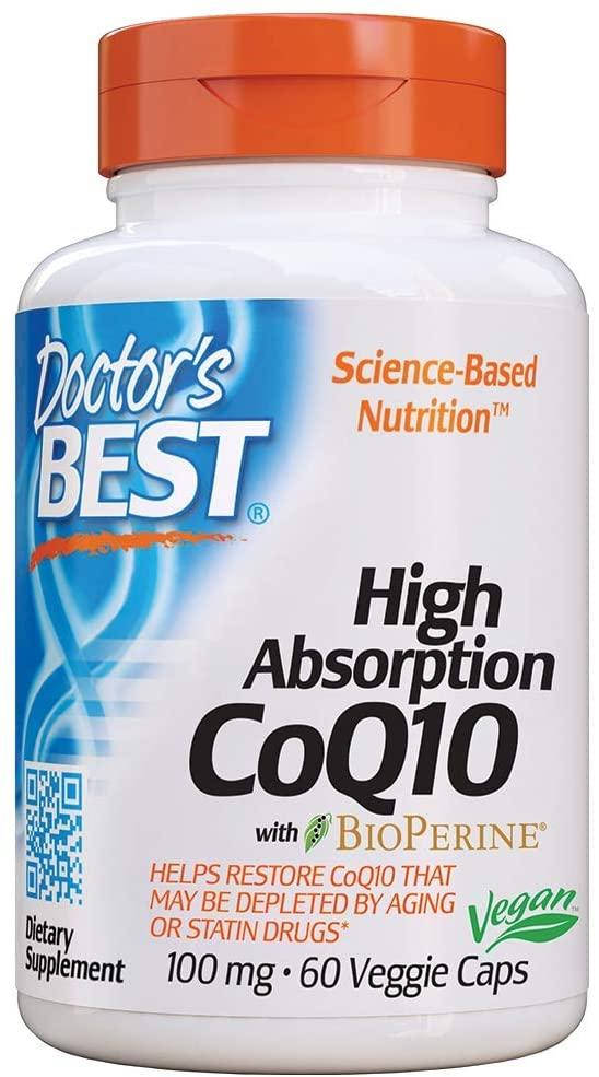 

Коэнзим Q10 Doctor's Best CoQ10 BioPerine 100 mg 60 капсул