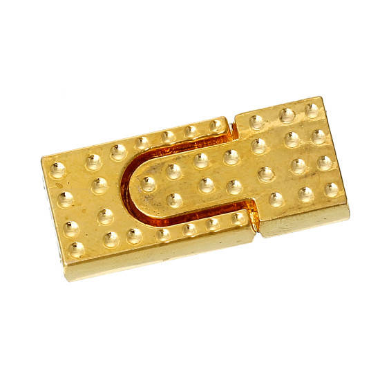 

Застежка Finding Замочек магнитный прямоугольный Золотистый 30 mm x 13 mm